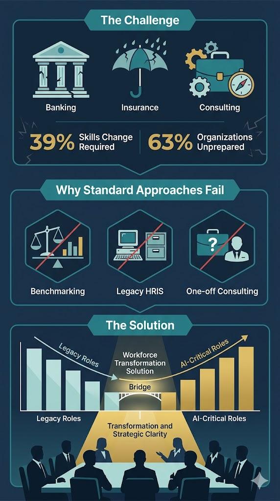AI Workforce Planning in Banking, Insurance & Professional Services: Why Most CHROs Still Can’t Answer the Board’s Question