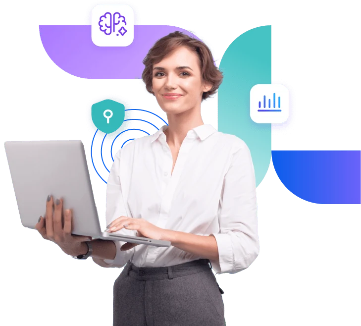 Professional using EDLIGO’s AI-enabled skills management platform